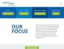 Tablet Screenshot of guthriemayes.com